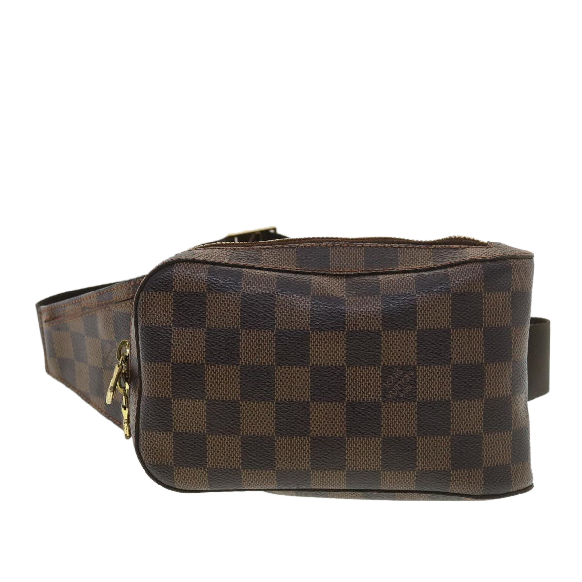 LOUIS VUITTON Damier Ebene Geronimos Shoulder Bag N51994 LV Auth am4138