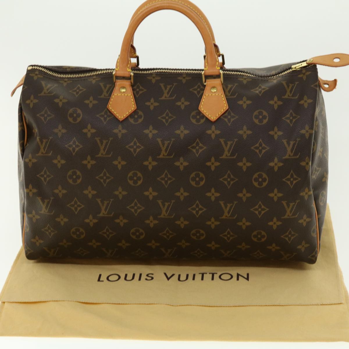 LOUIS VUITTON Monogram Speedy 40 Hand Bag M41522 LV Auth am4139