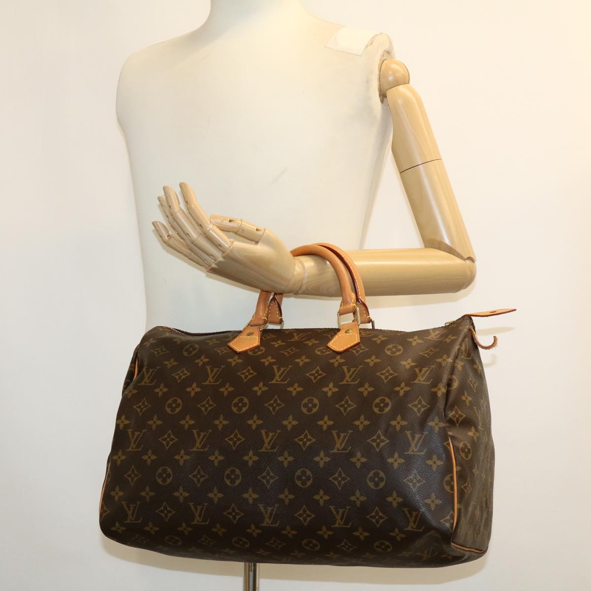 LOUIS VUITTON Monogram Speedy 40 Hand Bag M41522 LV Auth am4139