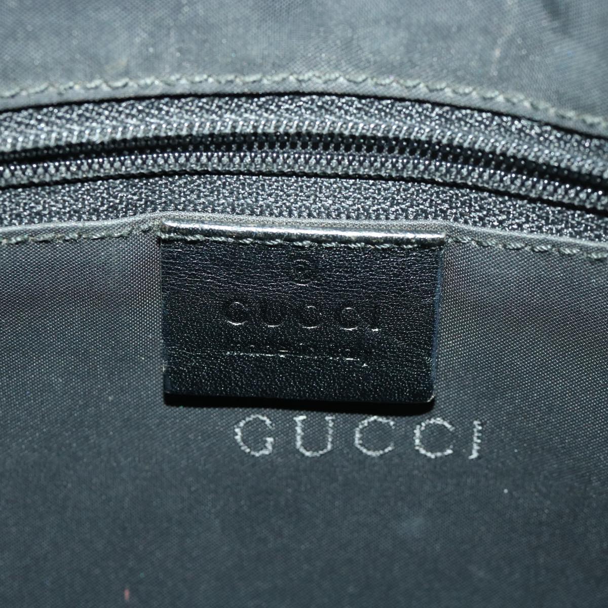 GUCCI Shoulder Bag Nylon Black 0013386 Auth am4146