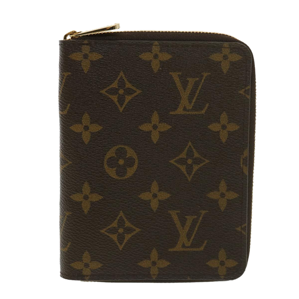 LOUIS VUITTON Monogram Couverture Passport Zip M66501 LV Auth am4147A