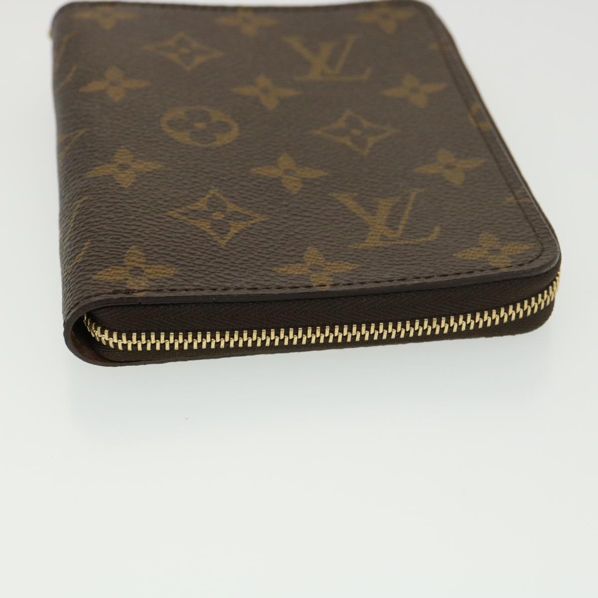 LOUIS VUITTON Monogram Couverture Passport Zip M66501 LV Auth am4147A