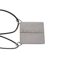 HERMES AMOUR Necklace Metal Silver Auth am4165-3