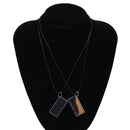 HERMES AMOUR Necklace Metal Silver Auth am4165-7