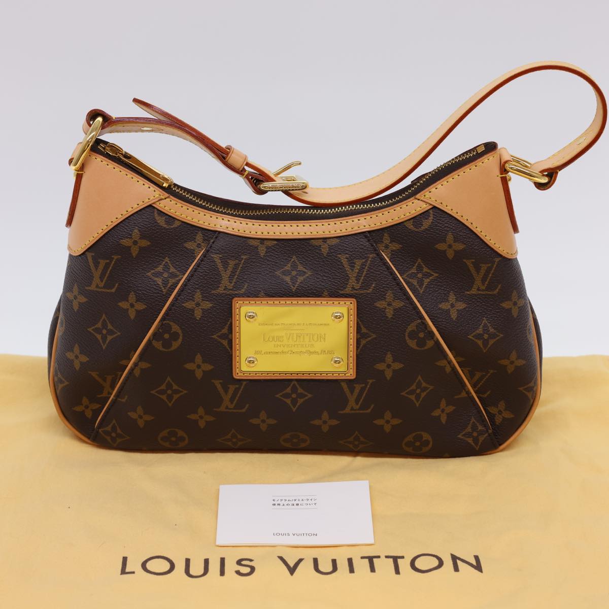 LOUIS VUITTON Monogram Thames PM Shoulder Bag M56384 LV Auth am4173A