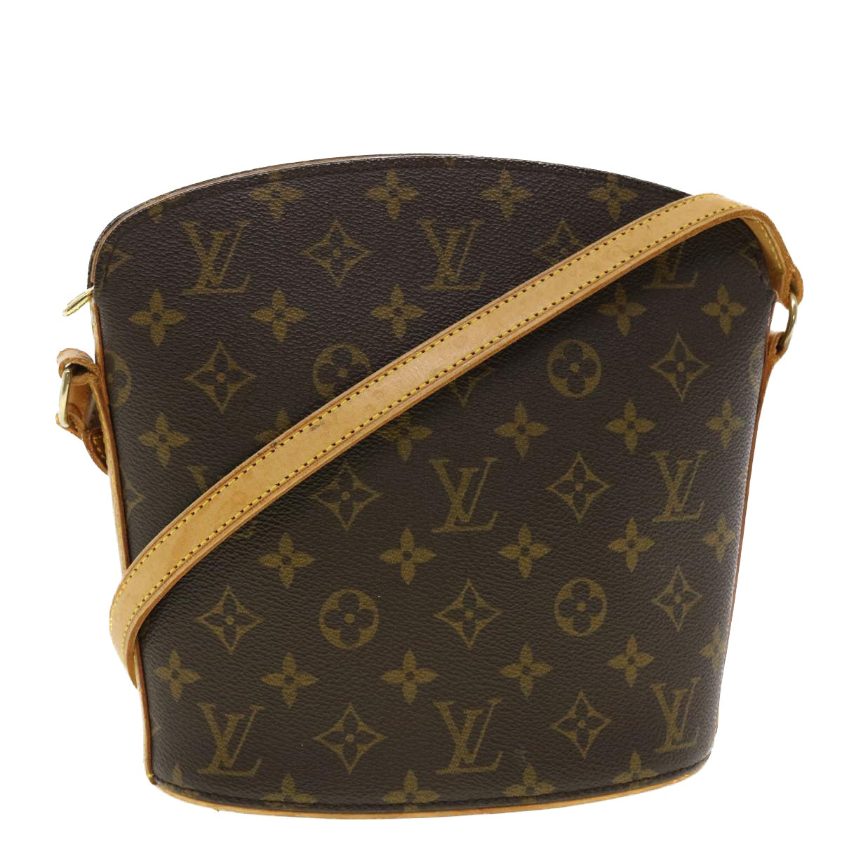 LOUIS VUITTON Monogram Drouot Shoulder Bag M51290 LV Auth am4190