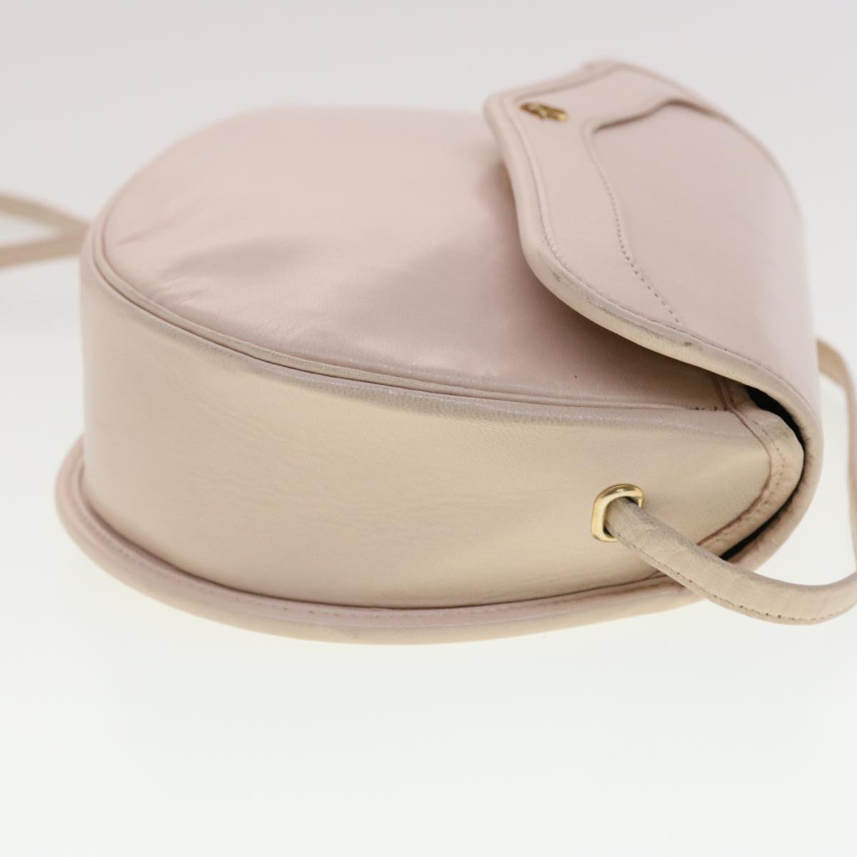 Christian Dior Shoulder Bag Leather Pink Auth am4192