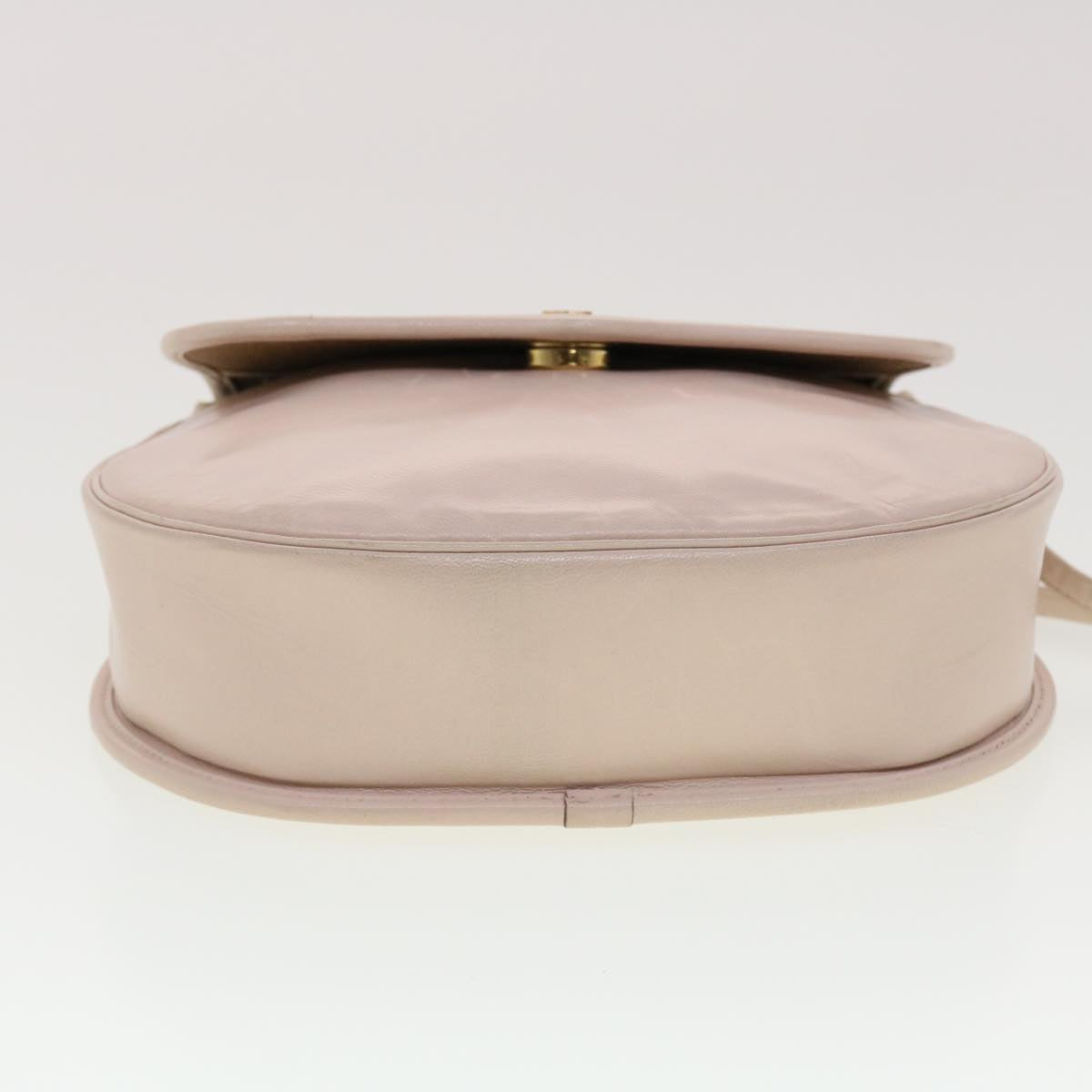 Christian Dior Shoulder Bag Leather Pink Auth am4192