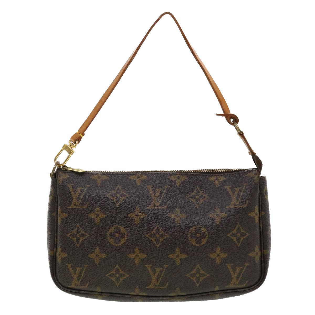 LOUIS VUITTON Monogram Pochette Accessoires Pouch 2way M51980 LV Auth am4196