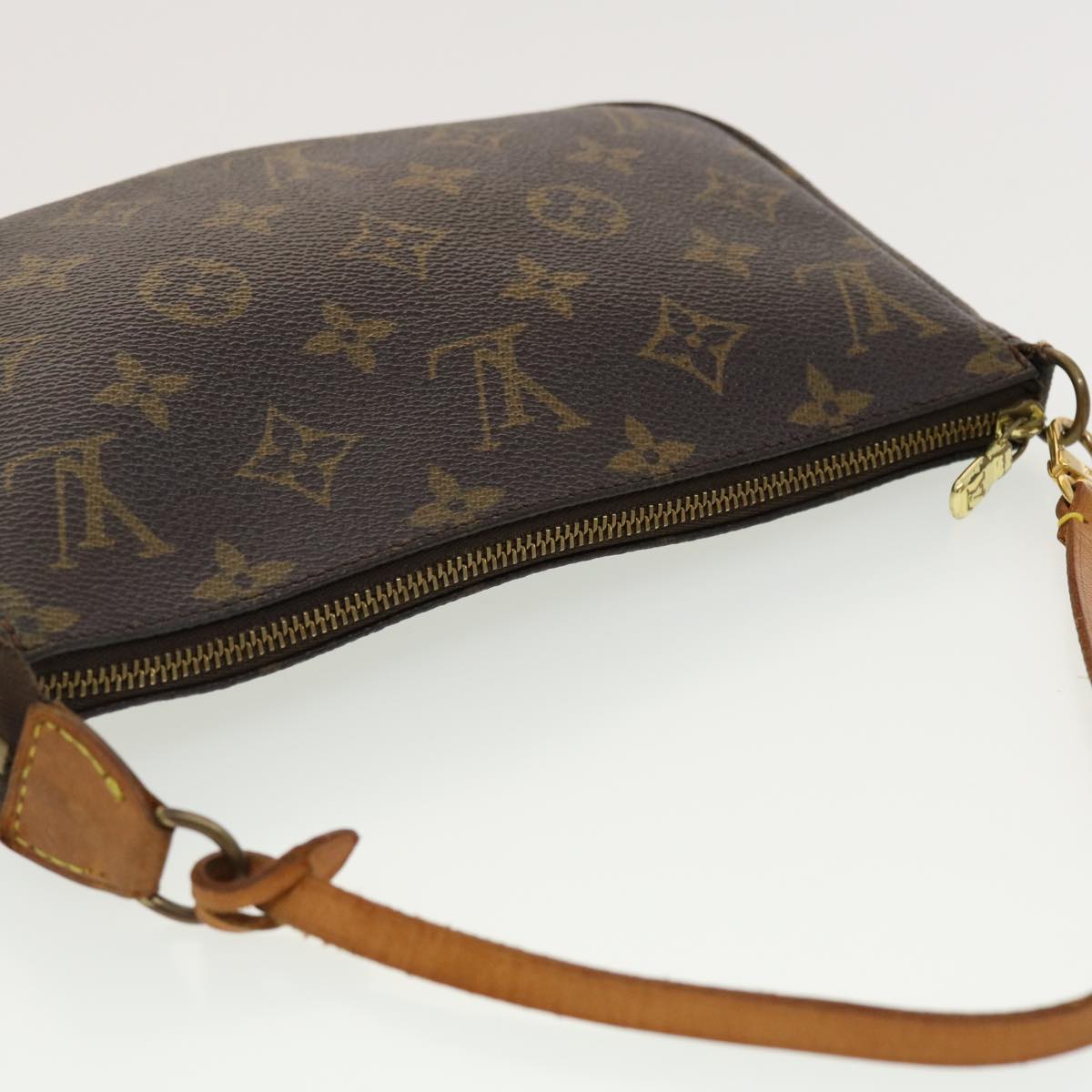 LOUIS VUITTON Monogram Pochette Accessoires Pouch 2way M51980 LV Auth am4196