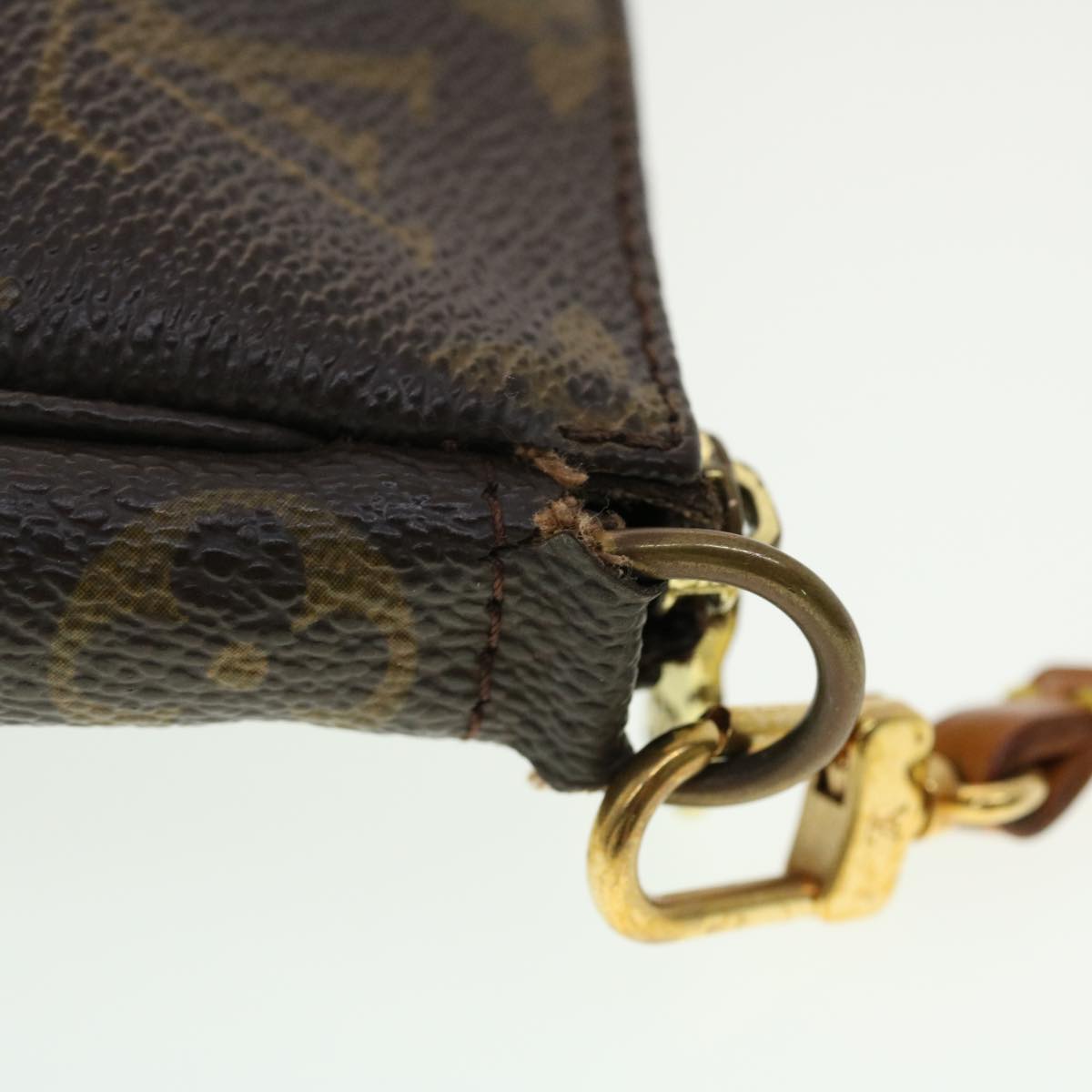 LOUIS VUITTON Monogram Pochette Accessoires Pouch 2way M51980 LV Auth am4196