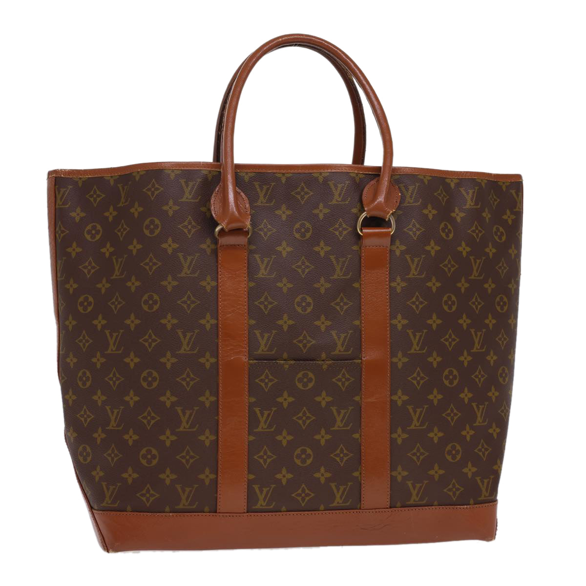 LOUIS VUITTON Monogram Sac Weekend GM Tote Bag M42420 LV Auth am4209