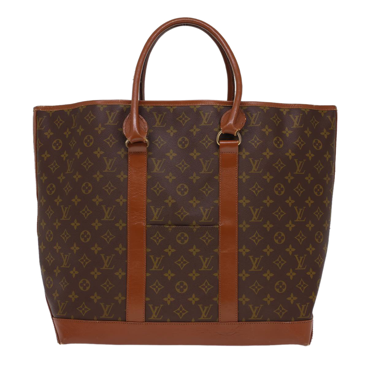 LOUIS VUITTON Monogram Sac Weekend GM Tote Bag M42420 LV Auth am4209