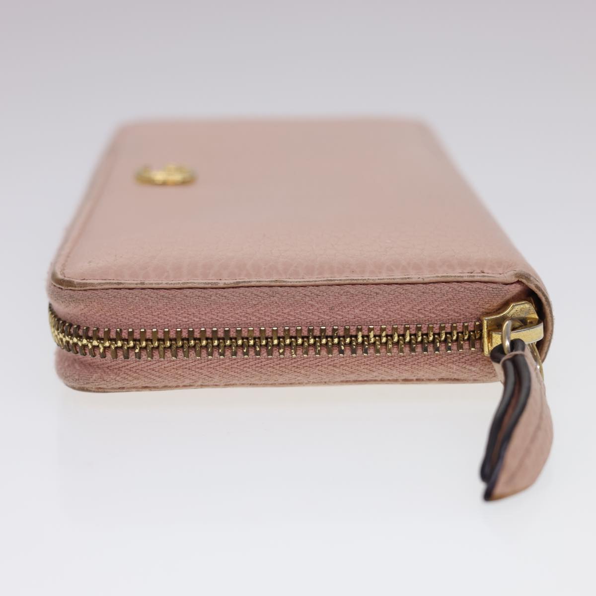 GUCCI Long Wallet Leather Pink 496334 Auth am4210