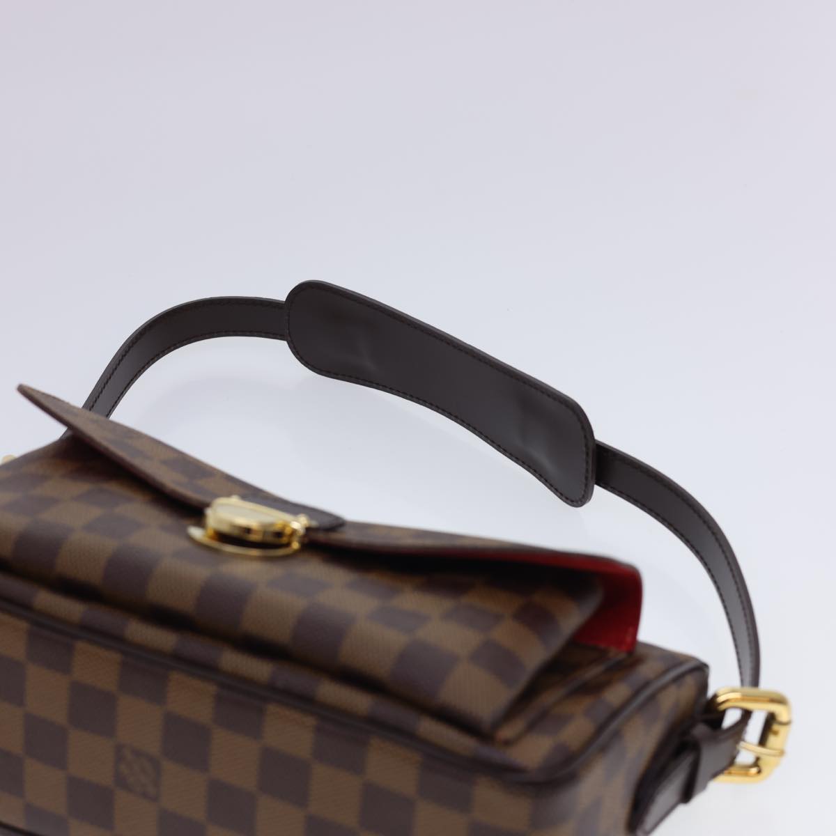 LOUIS VUITTON Damier Ebene Ravello GM Shoulder Bag N60006 LV Auth am4248