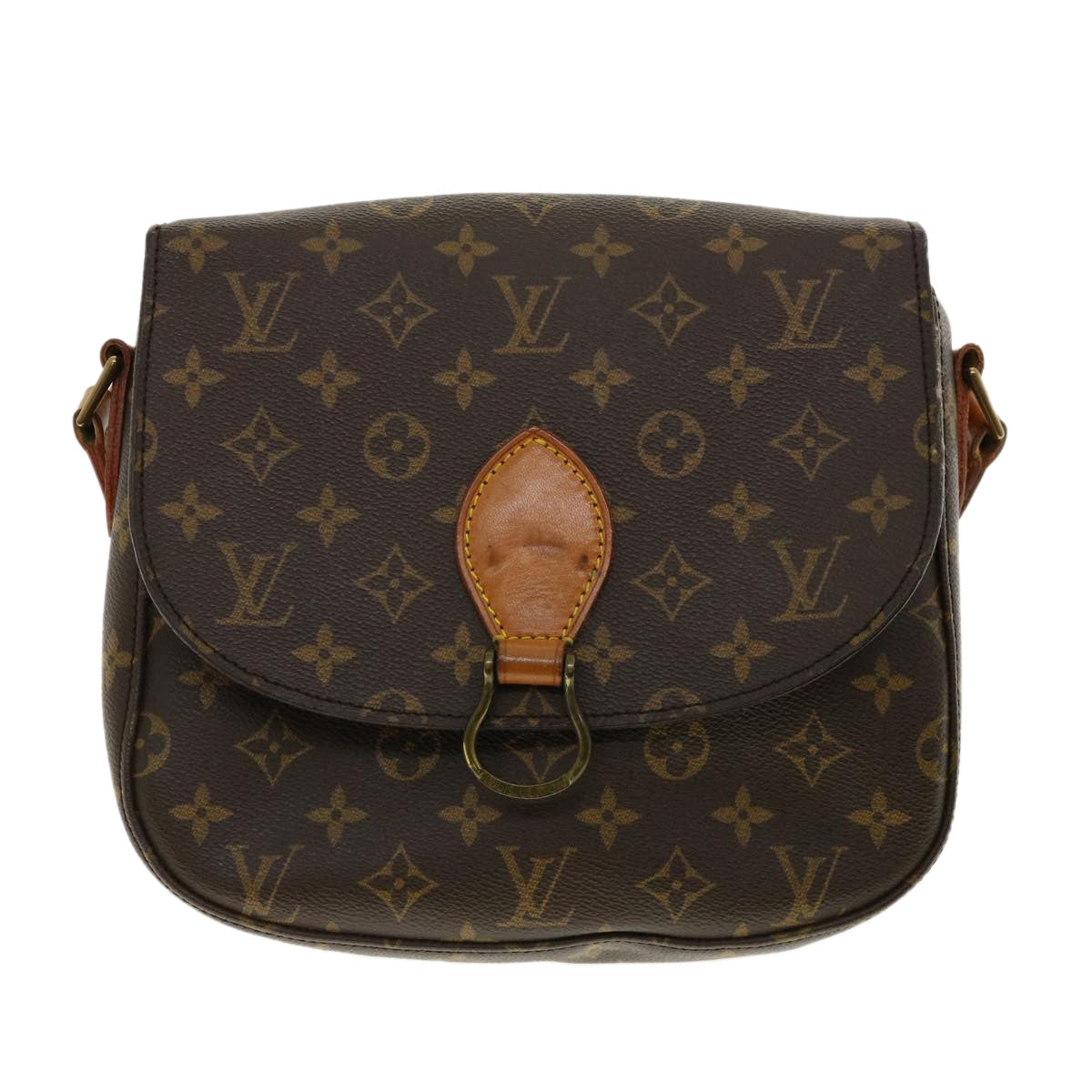 LOUIS VUITTON Monogram Saint Cloud GM Shoulder Bag M51242 LV Auth am4259