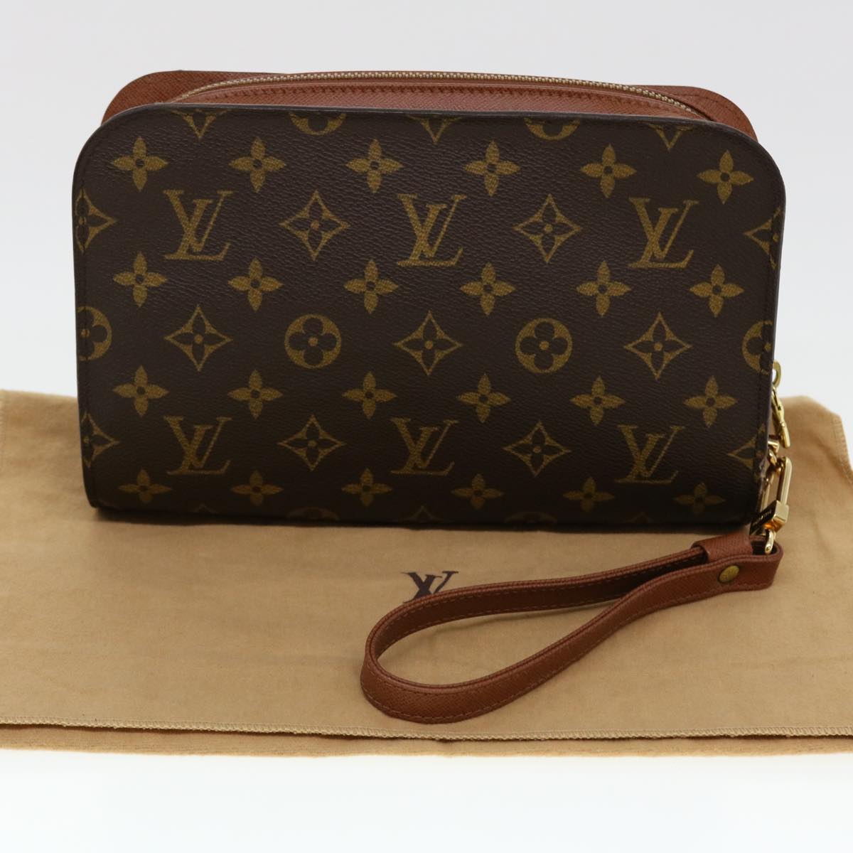 LOUIS VUITTON Monogram Orsay Clutch Bag M51790 LV Auth am4264