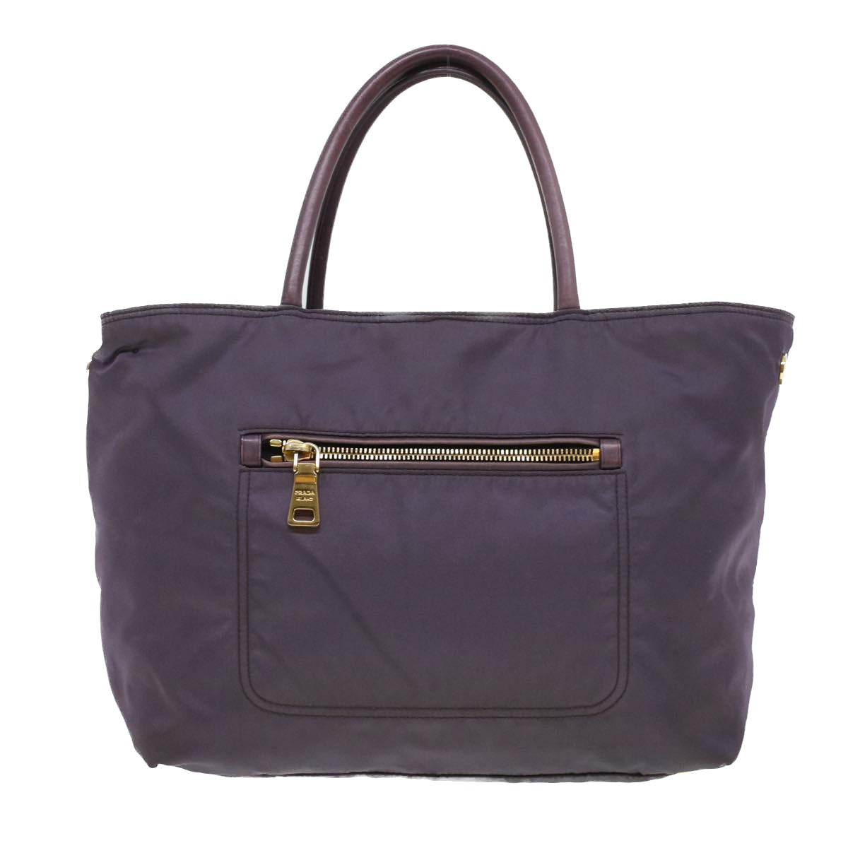 PRADA Hand Bag Nylon 2way Purple Auth am4275 - 0