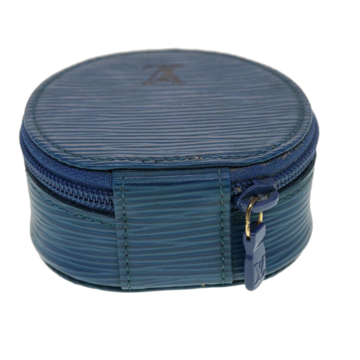 LOUIS VUITTON Epi Ecrin Bijoux8 Jewelry Box Blue M48225 LV Auth am4295 - 0