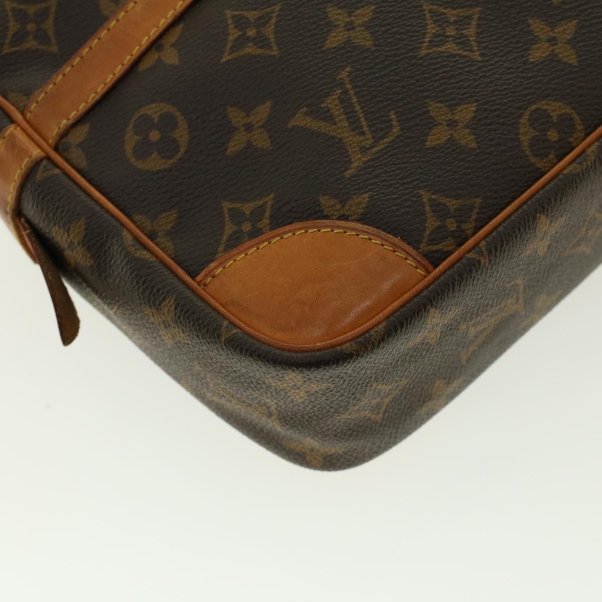 LOUIS VUITTON Monogram Compiegne 28 Clutch Bag M51845 LV Auth am4296