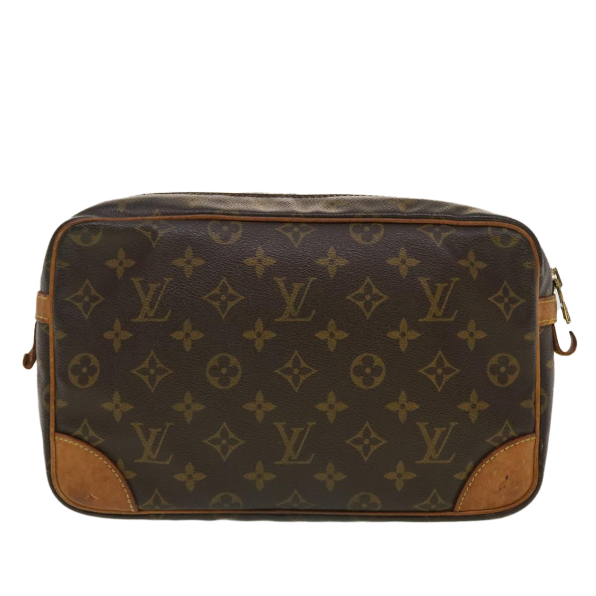 LOUIS VUITTON Monogram Compiegne 28 Clutch Bag M51845 LV Auth am4312 - 0