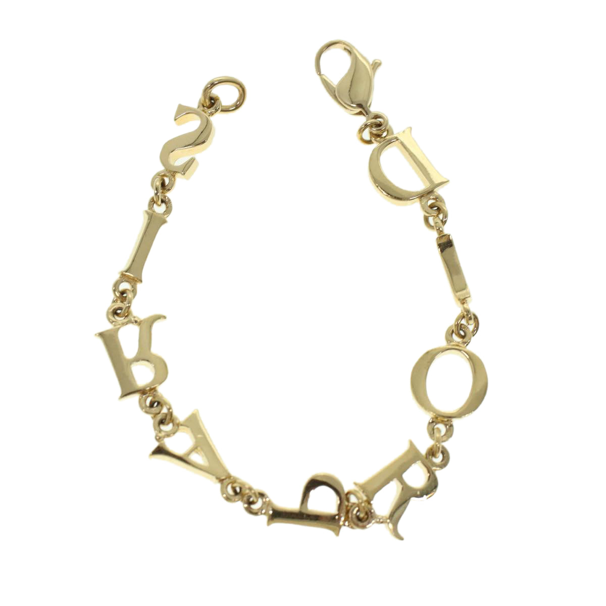 Christian Dior Bracelet Gold Auth am4355