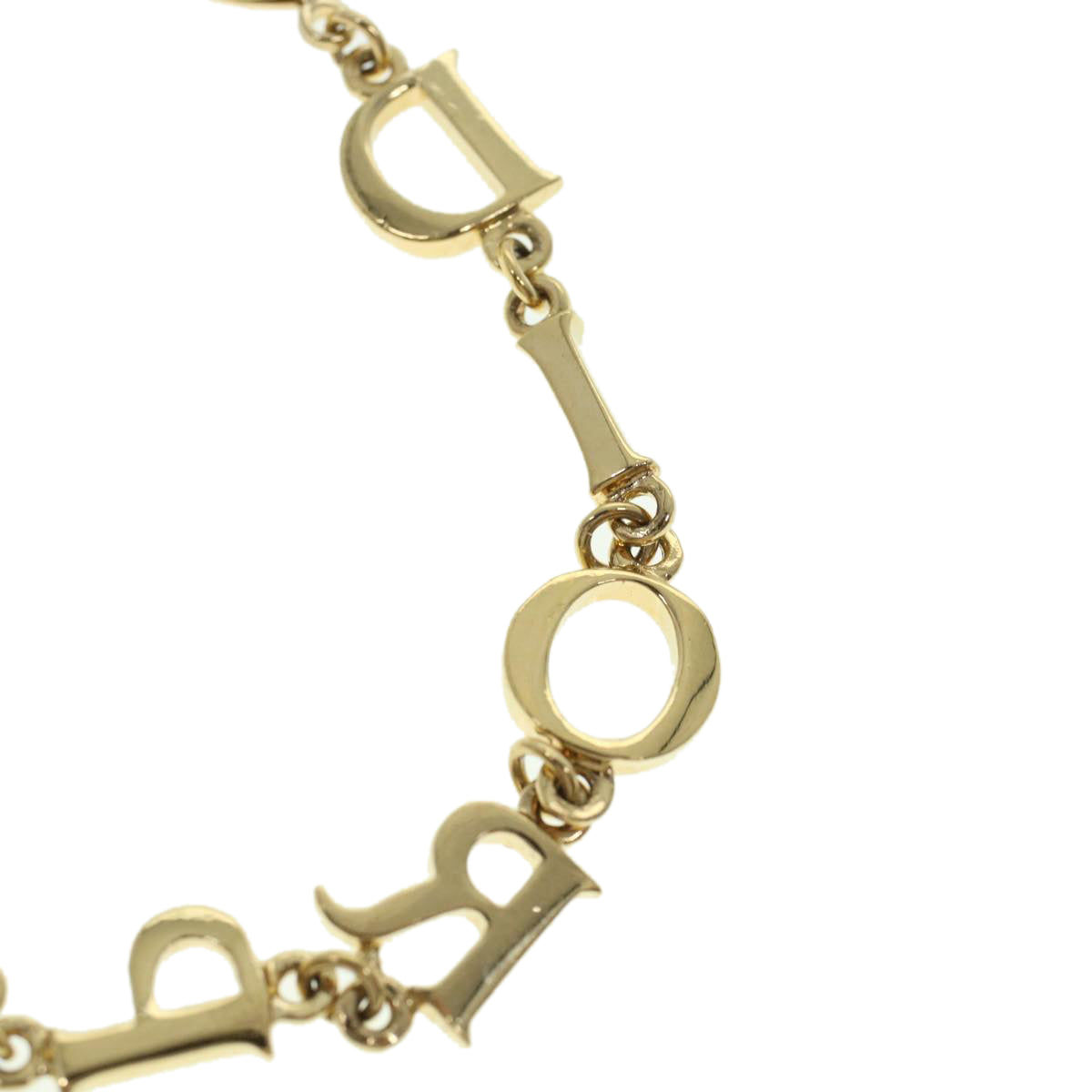 Christian Dior Bracelet Gold Auth am4355