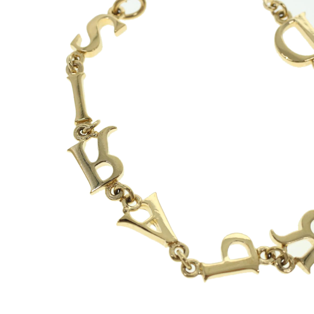 Christian Dior Bracelet Gold Auth am4355