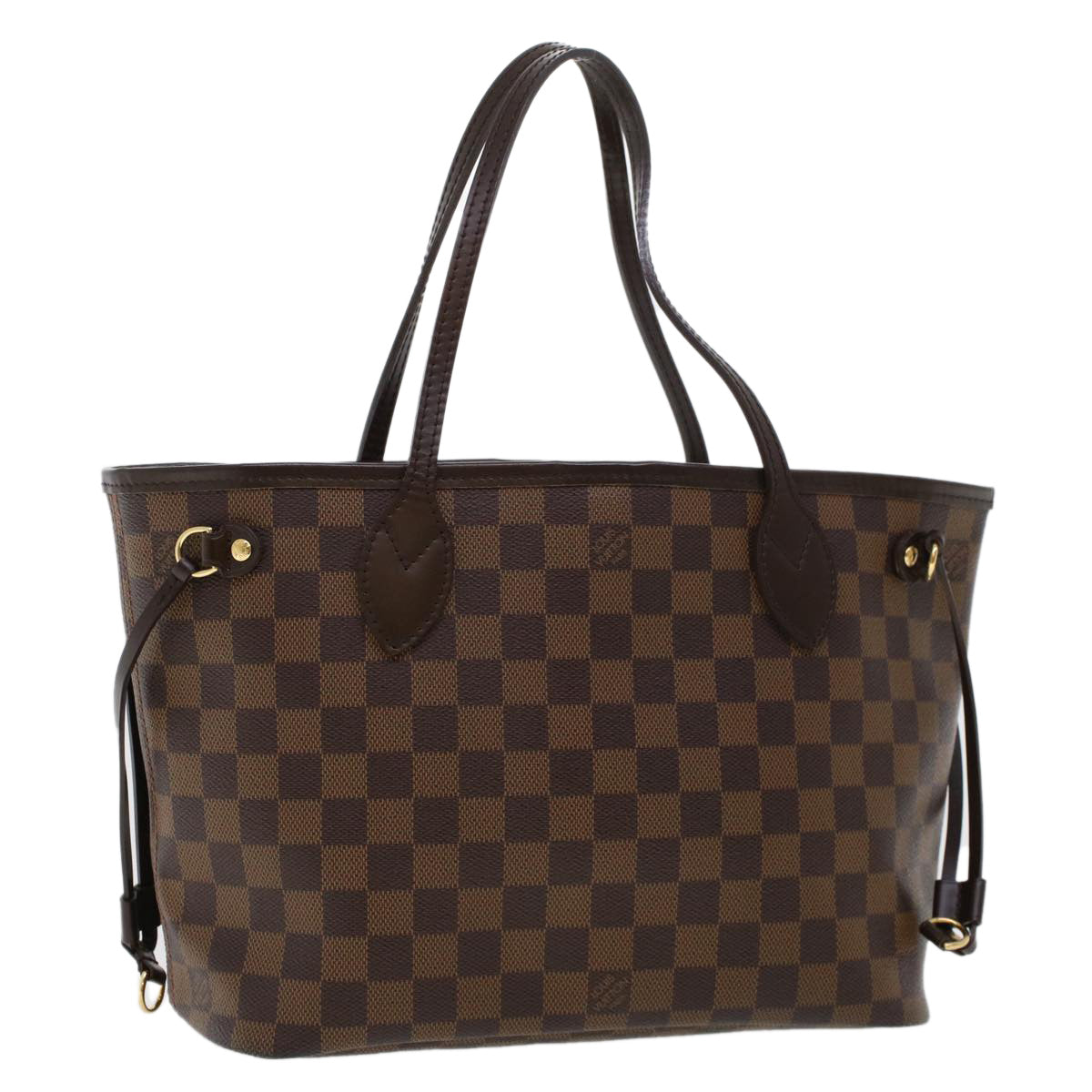 LOUIS VUITTON Damier Ebene Neverfull PM Tote Bag N51109 LV Auth am4365