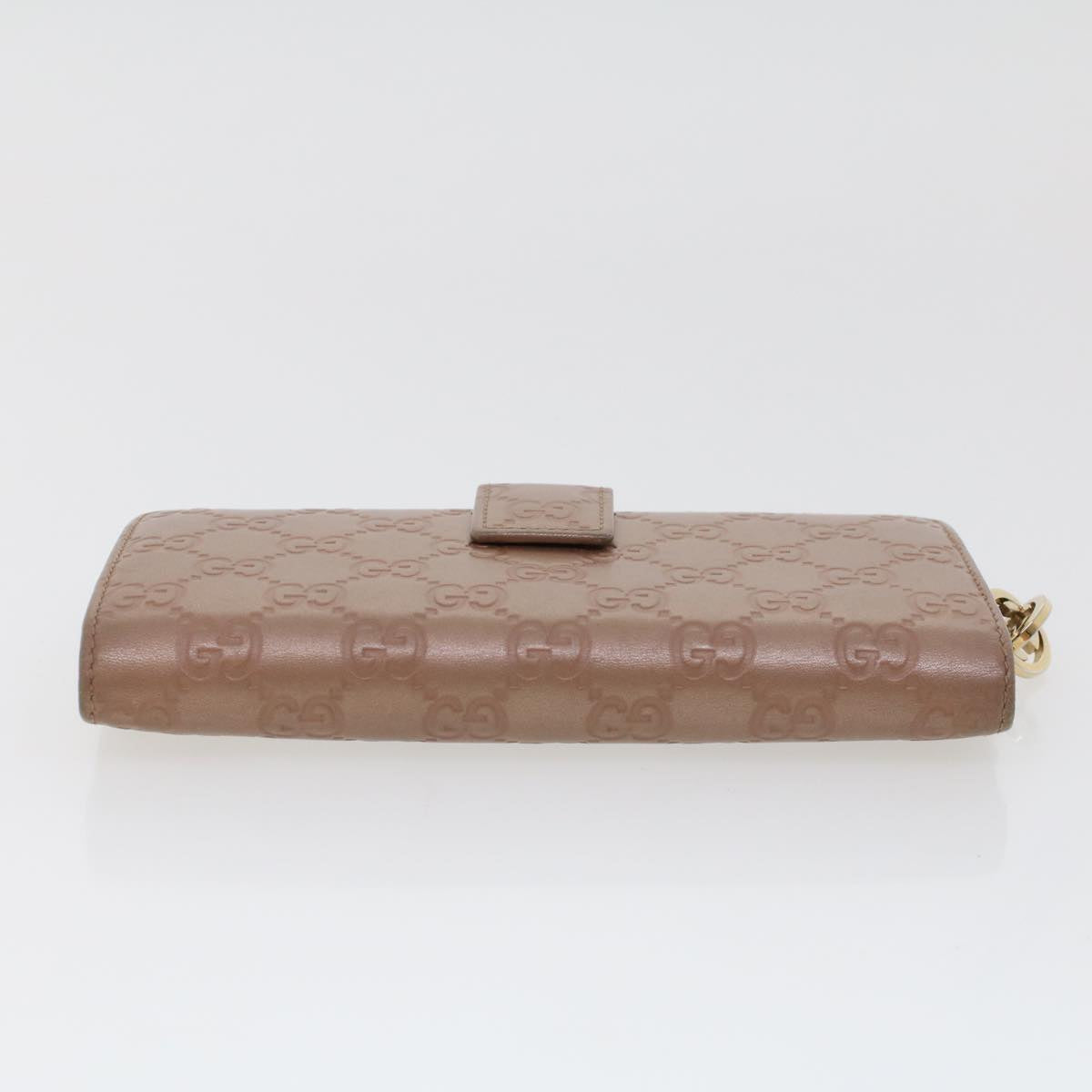 GUCCI GG Canvas Guccissima Long Wallet Pink 233024 Auth am4373