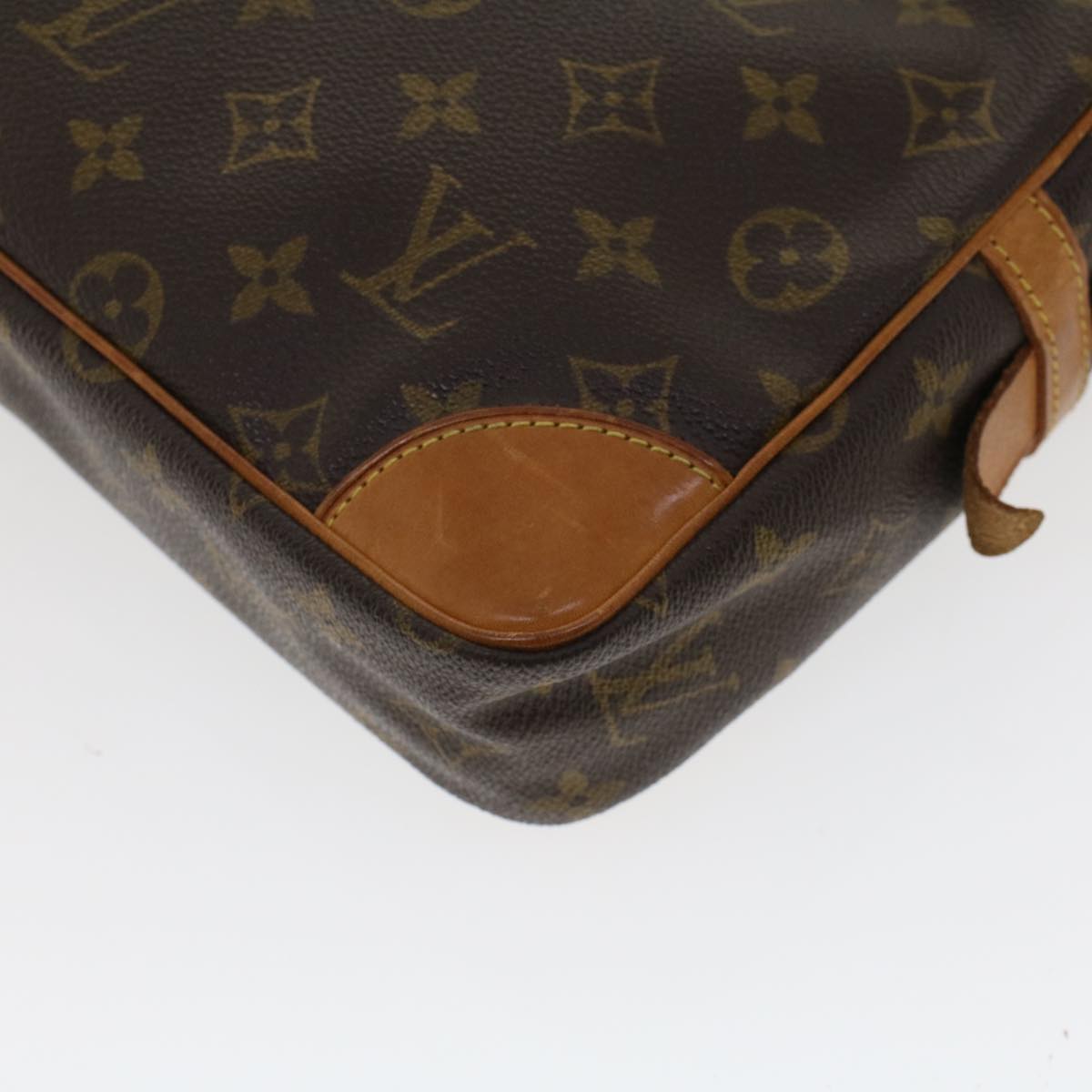 LOUIS VUITTON Monogram Compiegne 28 Clutch Bag M51845 LV Auth am4396