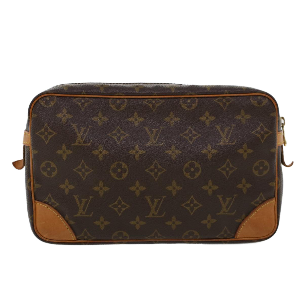 LOUIS VUITTON Monogram Compiegne 28 Clutch Bag M51845 LV Auth am4396