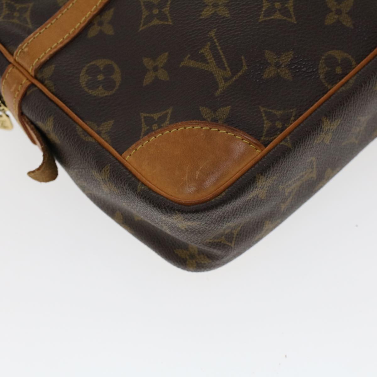 LOUIS VUITTON Monogram Compiegne 28 Clutch Bag M51845 LV Auth am4396