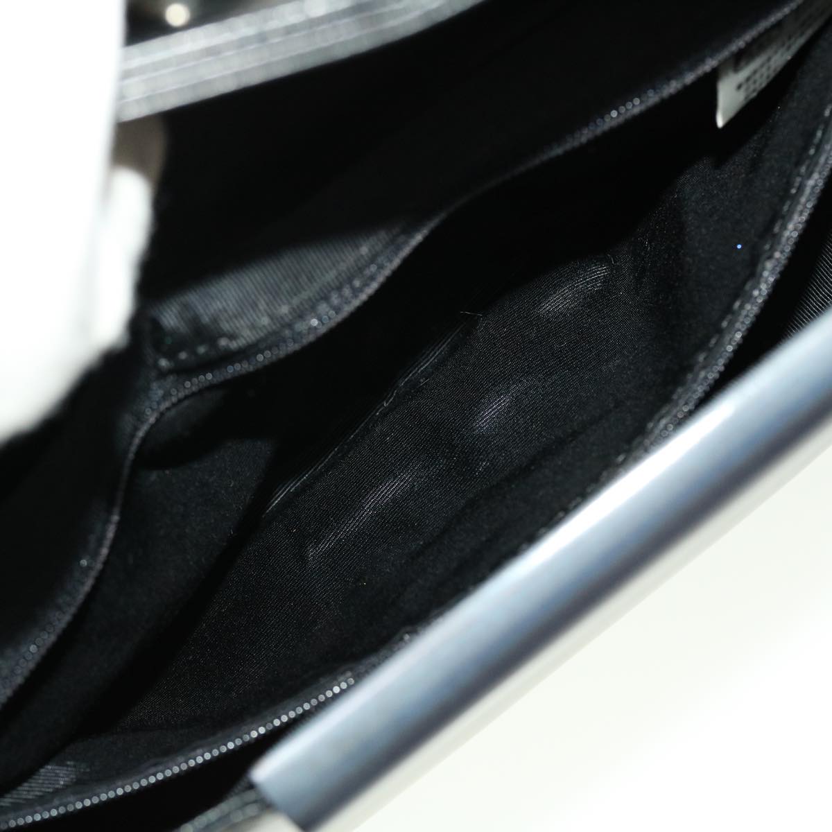 GIVENCHY Shoulder Bag Leather Black Auth am4397
