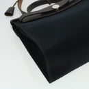 HERMES Herbag Zip PM Hand Bag Canvas 2way Black Auth am4398-16
