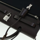 HERMES Herbag Zip PM Hand Bag Canvas 2way Black Auth am4398-21