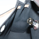 HERMES Herbag Zip PM Hand Bag Canvas 2way Black Auth am4398-23