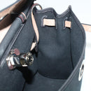 HERMES Herbag Zip PM Hand Bag Canvas 2way Black Auth am4398-24