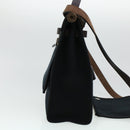 HERMES Herbag Zip PM Hand Bag Canvas 2way Black Auth am4398-4