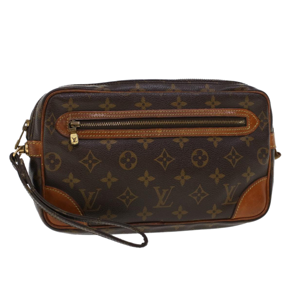 LOUIS VUITTON Monogram Marly Dragonne GM Clutch Bag M51825 LV Auth am4400