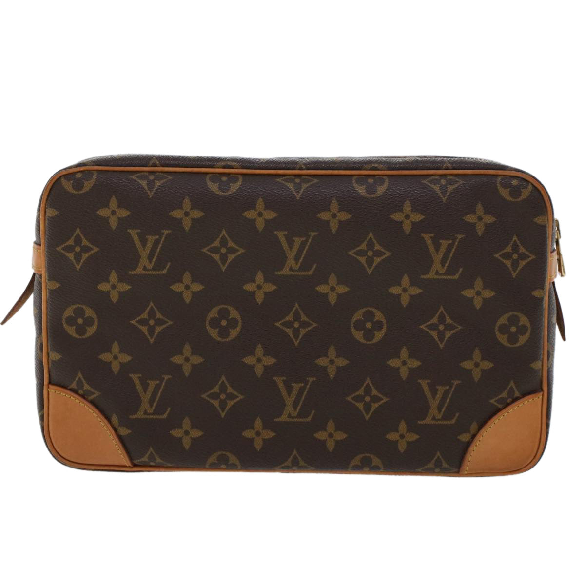 LOUIS VUITTON Monogram Compiegne 28 Clutch Bag M51845 LV Auth am4406 - 0