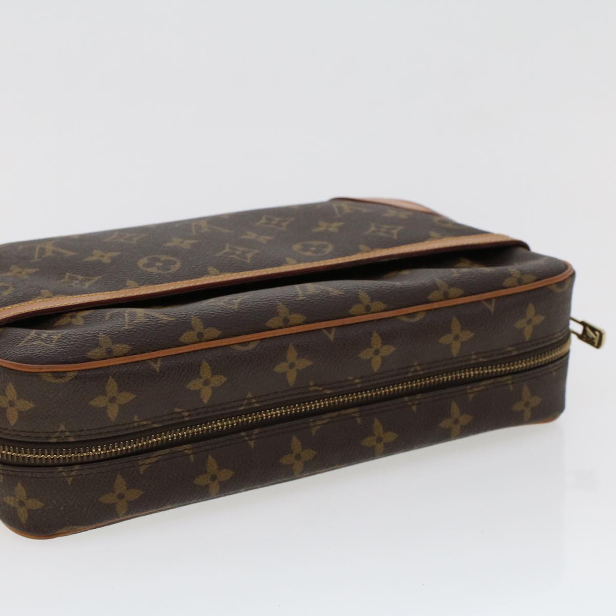 LOUIS VUITTON Monogram Compiegne 28 Clutch Bag M51845 LV Auth am4406