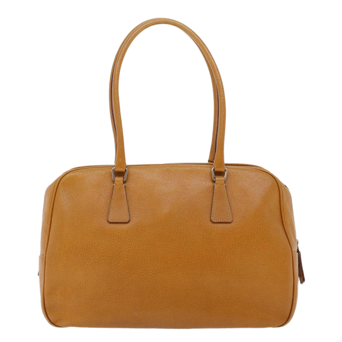 PRADA Shoulder Bag Leather Brown Auth am4468 - 0