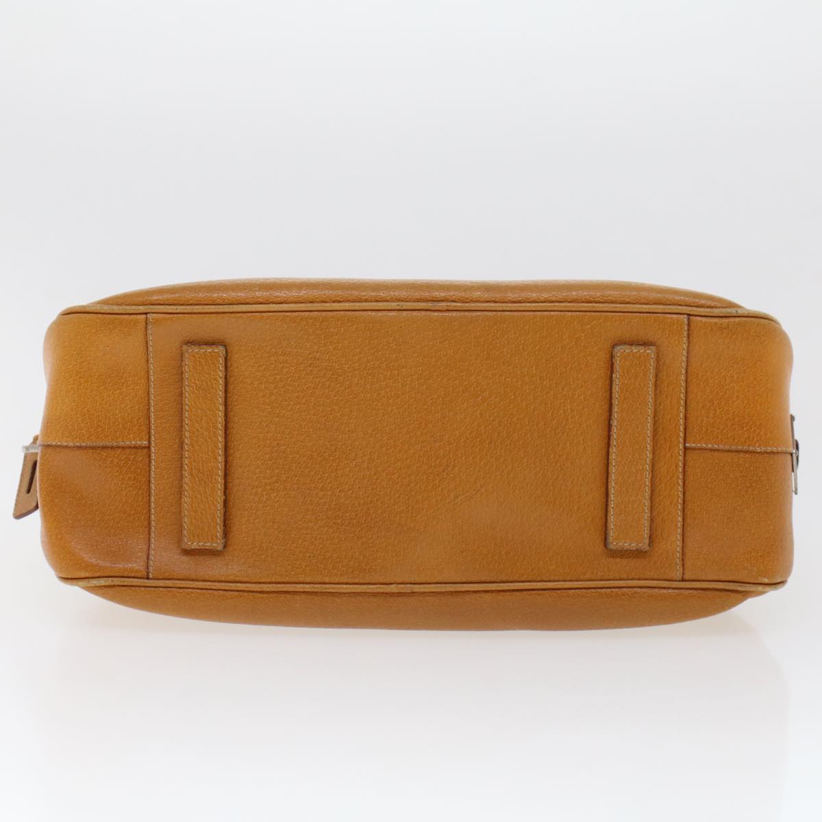 PRADA Shoulder Bag Leather Brown Auth am4468