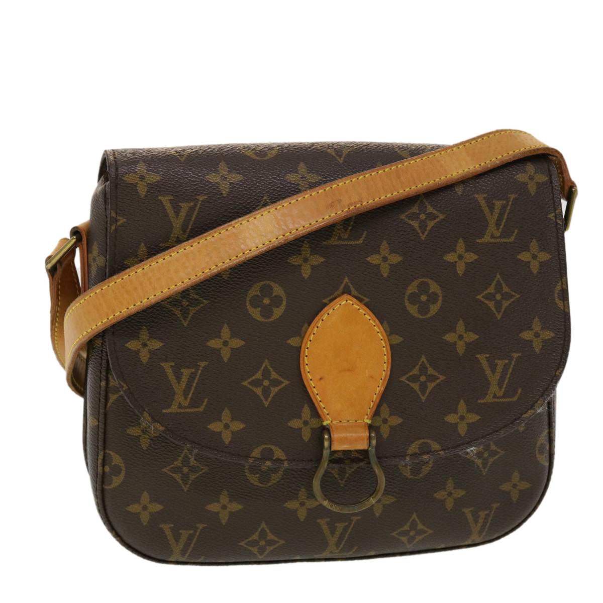 LOUIS VUITTON Monogram Saint Cloud GM Shoulder Bag M51242 LV Auth am4476