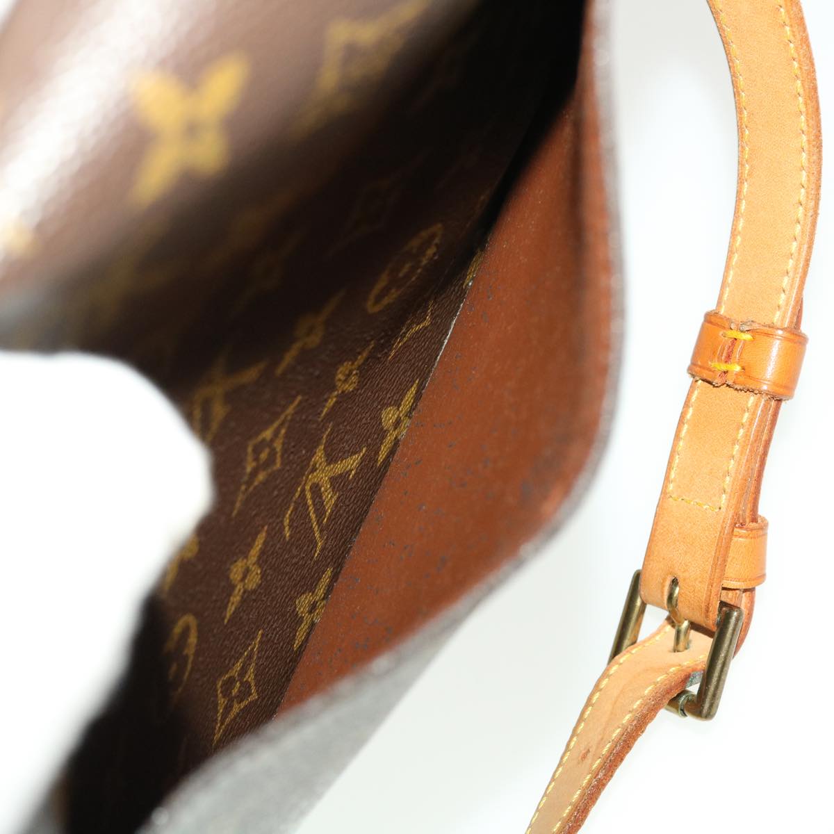 LOUIS VUITTON Monogram Saint Cloud GM Shoulder Bag M51242 LV Auth am4476