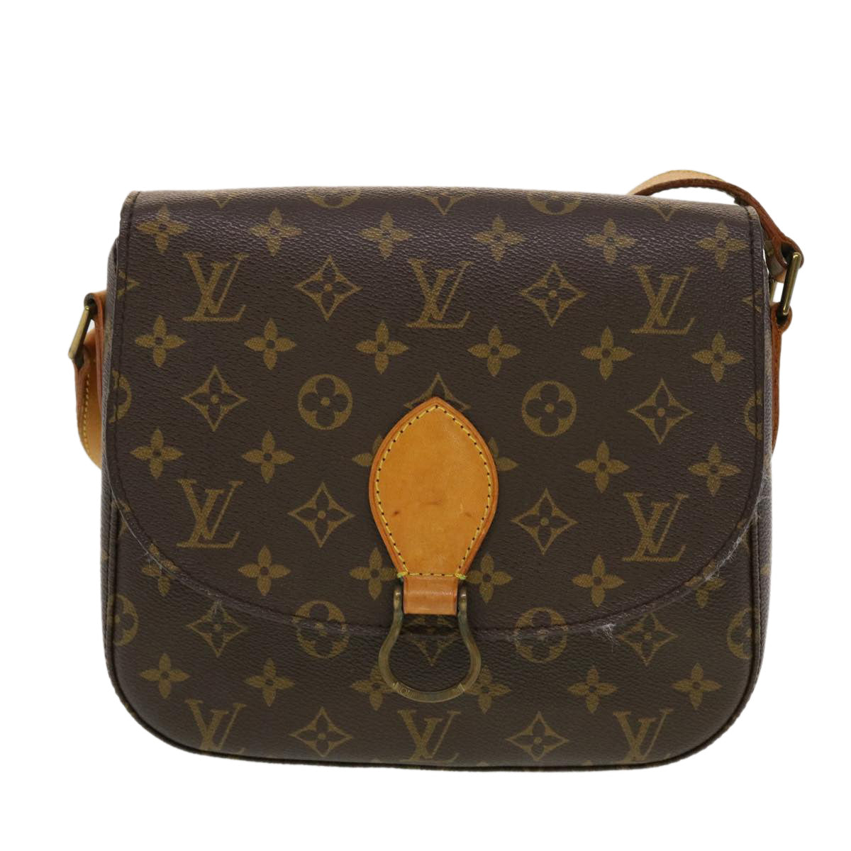 LOUIS VUITTON Monogram Saint Cloud GM Shoulder Bag M51242 LV Auth am4476