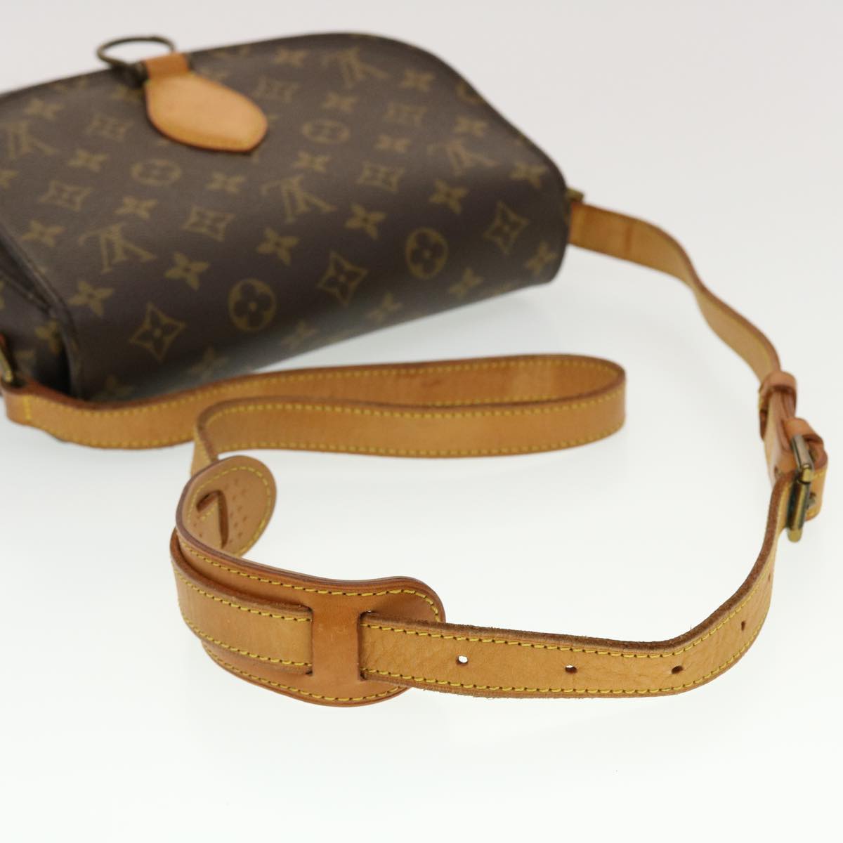 LOUIS VUITTON Monogram Saint Cloud GM Shoulder Bag M51242 LV Auth am4476