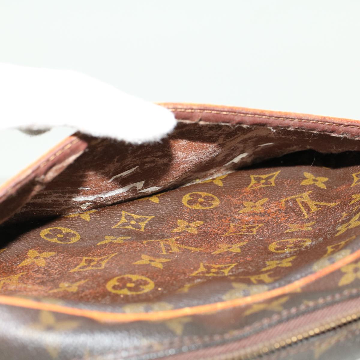 LOUIS VUITTON Monogram Compiegne 28 Clutch Bag M51845 LV Auth am4547