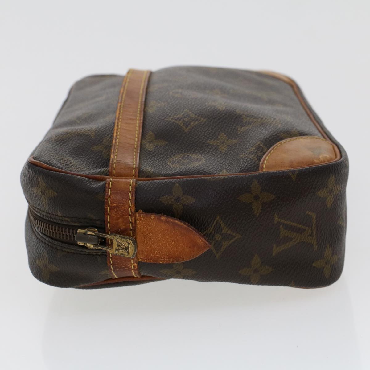 LOUIS VUITTON Monogram Compiegne 28 Clutch Bag M51845 LV Auth am4547